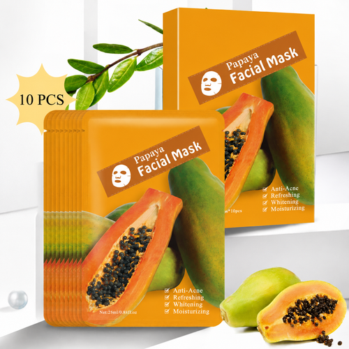 Papaya ansikts-sheetmaske