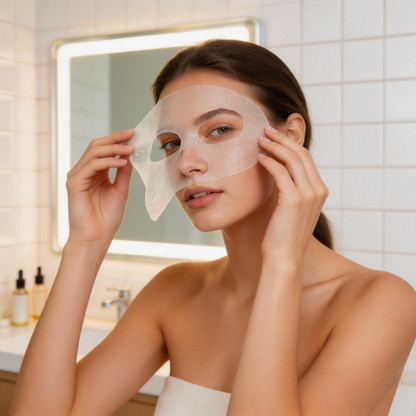 Rensende Tea Tree Oil klarerende sheet-maske
