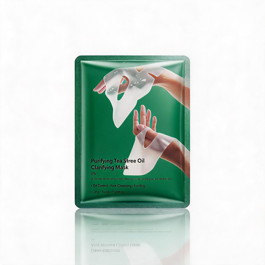 Rensende Tea Tree Oil klarerende sheet-maske
