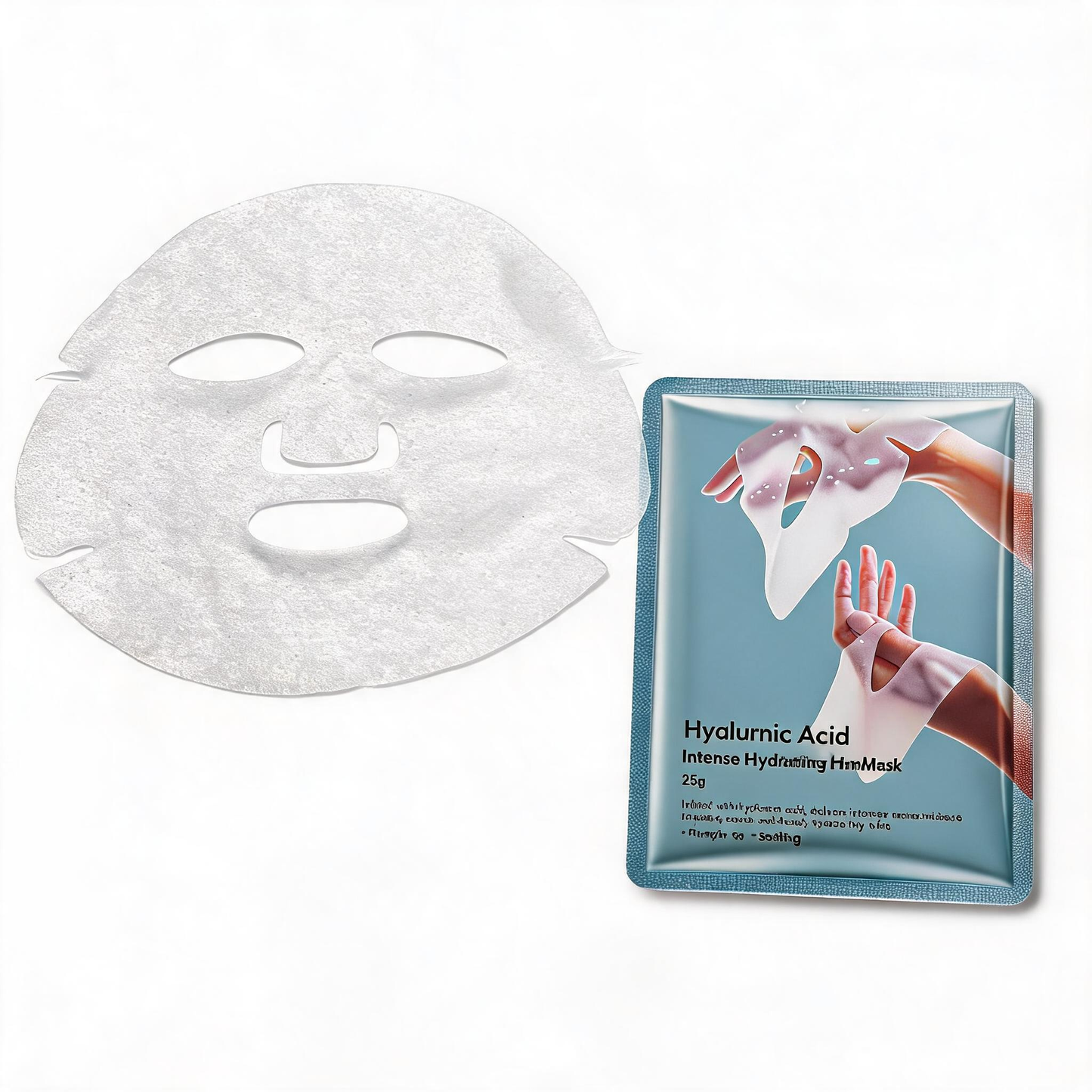 Hyaluronsyre intensivt fuktighetsgivende sheet-maske